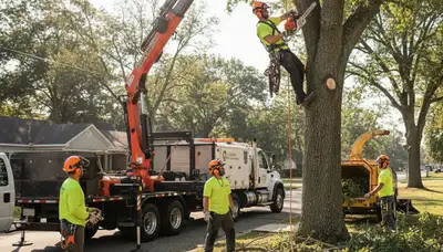 Emergency tree service in Shawnee, OK for storm-damaged and fallen trees