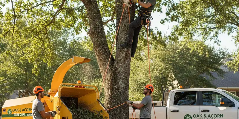 Professional tree service team in Shawnee, OK providing expert tree removal and trimming