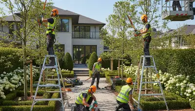 Shawnee, OK tree service team providing landscaping and tree care for local properties