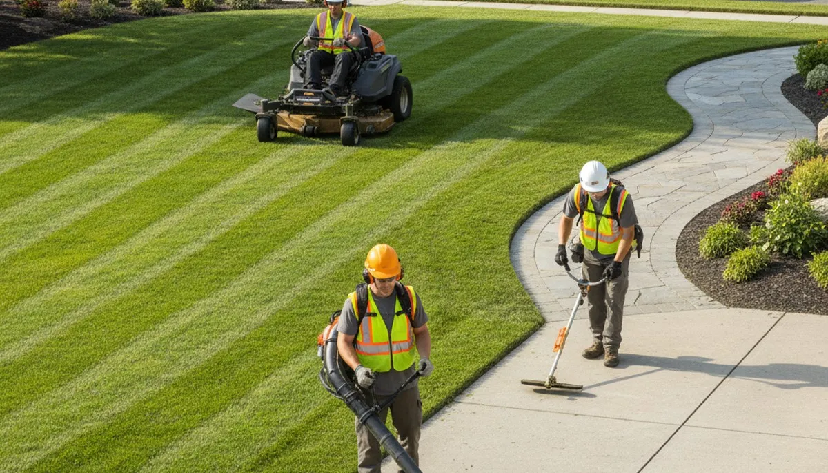 Tree service crew in Shawnee, OK providing professional tree care for local homes and businesses