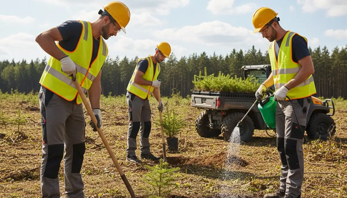 Tree planting service in Shawnee, OK by Arbor Tree Care for healthy, properly placed trees