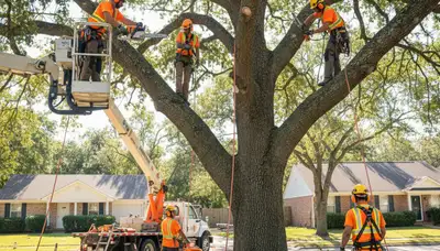 Tree removal service in Shawnee, OK for dead, damaged, and hazardous trees